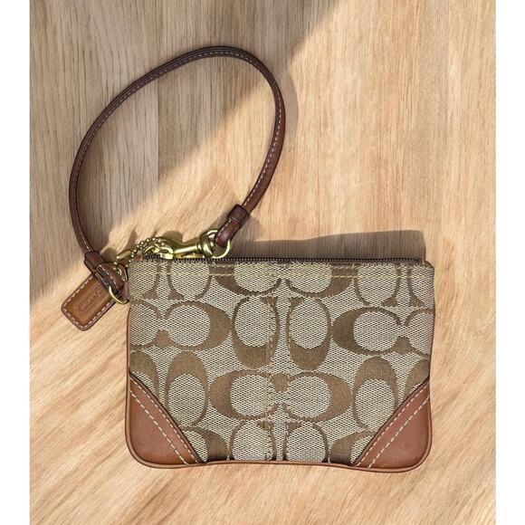 Y2K Coach 10508 Hampton Signature Satchel Bag & Wristlet - Picture 7 of 16